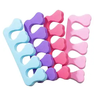 2019 Professional Pedicure Toe Separators Soft Foam Bulk Nail Salon Pedi Dividers EVA nail Separator/Finger Separator