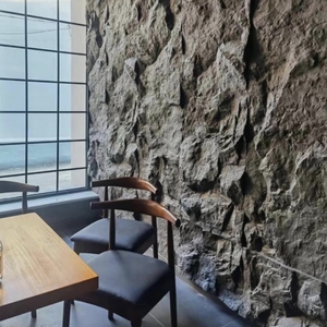 Panel de <span class=keywords><strong>piedra</strong></span> de PU de roca impermeable ignífugo para decoración de pared de dormitorio de Villa <span class=keywords><strong>piedra</strong></span> <span class=keywords><strong>Artificial</strong></span> de poliuretano Industrial para interiores y exteriores - Product Image 3