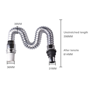 Tubería de desagüe <span class=keywords><strong>flexible</strong></span> extensible de plástico PVC - Product Image 6