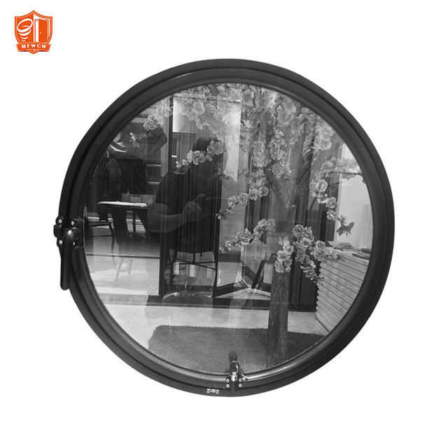 Customized Aluminum Frames Openable Pivot Circular  Circle Glass Round Window