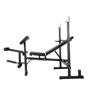Rack de musculation pliable et réglable multifonction pour squats, avec banc de musculation et logo personnalisé – Équipement de fitness pour l'escalade et le sport - Product Image 2