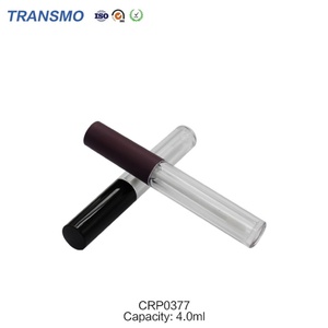 Tubes d'huile à lèvres à faible MOQ, tubes de gloss à lèvres noirs avec capuchon, emballages de baume à lèvres, packs en plastique pour gloss - Product Image 3