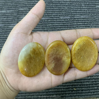 Piedra de Ágata Musgosa Curativa para el Pulgar, para Energía, Yoga, Chakra, Cristal de Bolsillo, para Aliviar la Ansiedad, el Estrés y la Meditación