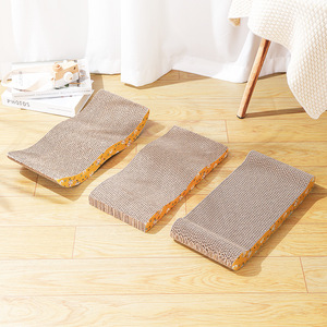 Griffoir pour animaux de compagnie en carton ondulé B et C, personnalisable avec logo, pour intérieur, avec herbe à chat, durable - Product Image 4
