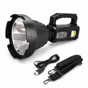 ไฟฉาย LED แบบชาร์จได้ พร้อมมาตรฐาน IP54 ปรับความสว่างได้ ใช้สำหรับดำน้ำ ใช้แบตเตอรี่ 3x18650 ความจุ 4500mAh ใช้งานได้นาน 3-5 ชั่วโมง - Product Image 1