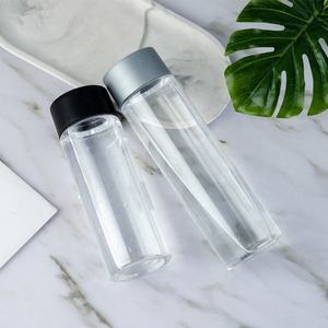 Bouteilles d'eau et de jus Voss en plastique PET vierge de qualité alimentaire, cylindriques transparentes, 500 ml et 550 ml - Product Image 3