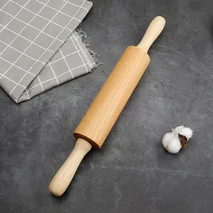 Custom Beech Wood Rolling Pin For Baking Pizza Dough French Classic Roller Kitchen Utensil Tools Long Rolling Pin