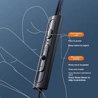 Khusus kabel In-Ear Headset HIFI dengan 3.5mm antarmuka tipe-c koneksi silikon tidur tidak Pressa Ble JL Chipset