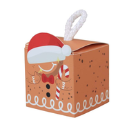 Caja de Regalo Personalizable con Estilo Navideño Moderno y Grabado en Relieve, Nuevas Opciones de Tamaño Disponibles