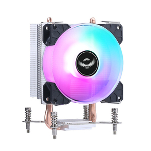 Qiuzaim 2 ống nhiệt ống đồng RGB LED ánh sáng yên tĩnh 3P/4P CPU E5 quạt làm mát máy tính để bàn Tương thích LGA 2011 X99 X79 làm mát không khí - Product Image 4