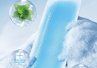 Parche de Gel Herbal Refrescante para la Fiebre, Hidrogel Adhesivo para la Frente, Alivio Instantáneo y Duradero, para Niños y Adultos, OEM, MOQ Bajo, CE