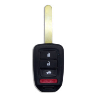 Xautokey de alta calidad para 2016 - 2020 H-onda Accord LX/LXS/SPORT Civic LX 2-4 botones llave de coche remota 433Mhz MLBHLIK6-1TA ID47 Chip