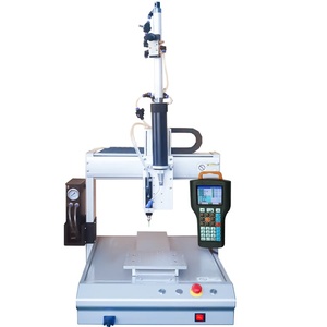 Độ chính xác cao 4 Trục Tự động đôi trạm keo máy phân phối với Mang & động cơ máy tự động - Product Image 3