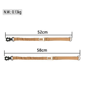 Correa de Seguridad para Mascotas de Nailon Ajustable, Ecológica, Sublimable, con Asa Acolchada, Reflectante y Elástica - Product Image 6