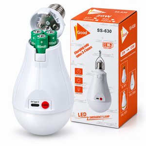 USB <b>Rechargeable</b> 30W Portable USB <b>Rechargeable</b> <b>Led</b> <b>Light</b> Camping AC85-265V Emergency Bulb Lamp for Outdoor Household - Product Image 1