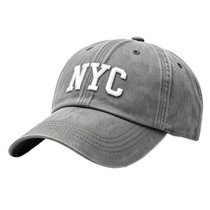 <span class=keywords><strong>Casquette</strong></span> de baseball en coton lavé brodée <span class=keywords><strong>NYC</strong></span>, <span class=keywords><strong>casquette</strong></span> de papa vintage non structurée, <span class=keywords><strong>casquette</strong></span> trucker à visière incurvée réglable pour hommes et femmes - Product Image 3