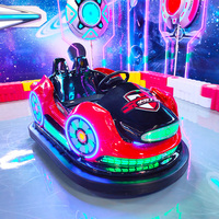 Voitures tamponneuses électriques en fibre de verre pour adultes, télécommandées, pour utilisation en intérieur/extérieur dans les aires de jeux publiques, parcs d'aventure et parcs d'attractions