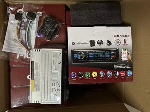 Fábrica 12V Single Din Car Stereo Excavator Universal <span class=keywords><strong>MP3</strong></span>/FM/USB/Aux Player con carga rápida y conexión de tarjeta SD - Product Image 2