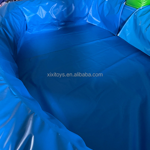 <span class=keywords><strong>2025</strong></span> phổ biến mùa hè nhiệt đới Inflatable nước SLIDES với cây cọ, Inflatable ướt trượt với hồ bơi nước - Product Image 5