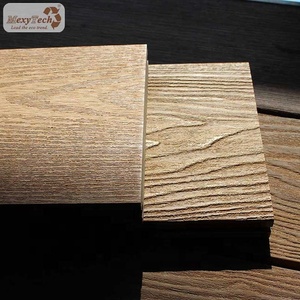 Quảng Đông Nhà Máy Xu Hướng Thiết Kế Gỗ Rắn 3D Sâu Nổi WPC Grey <span class=keywords><strong>Composite</strong></span> Chống Trượt DIY Patio Decking Vườn Ngoài Trời - Product Image 2