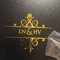 Étiquettes Lettres Métalliques Personnalisées Fines Électroformées Or Nickel Logo 3D Transfert Décalcomanies Gaufrées Autocollants Métal Adhésifs