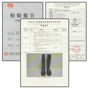 Botas de Lluvia Negras de Caña Alta Longlester LL-1-05, Resistentes a Químicos, para Uso en Construcción - Product Image 4