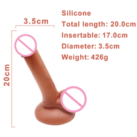 Personalización lesbiana parte silicona gigante Anal sin tirantes enorme realista pene asiento de bicicleta Consolador