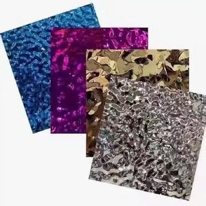 304 Price Wall Panels Water Ripple Hammered Color Decorative <b>Stainless</b> <b>Steel</b> Sheet for Sale <b>Stainless</b> <b>Steel</b> Plate - Product Image 3
