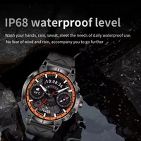 Relojes Inteligentes con Batería Grande de 760 mAh, Pantalla de 1.85 Pulgadas, Llamadas por Bluetooth, Brújula, Reloj Inteligente Deportivo para Hombre con Linterna