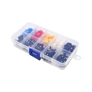25PCS Tactile <b>Push</b> <b>Button</b> <b>Switch</b> <b>Momentary</b> Starter Kit 12*12*7.3MM <b>Switch</b> <b>Button</b> + 25PCS Tact (5 Colors) - Product Image 4