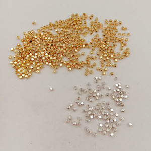 Accessori di Gioielleria all'Ingrosso Componenti Distanziatori a Piano Tangente in Argento Sterling 925 Placcati Oro per Creazione di Gioielli - Product Image 5