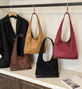 Sac à main rétro multifonctionnel en PU pour femme, grande capacité, style bandoulière, sac fourre-tout tendance - Product Image 1