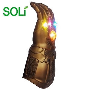 Fabriqué En Chine Prix Usine En Gros Promotionnel <span class=keywords><strong>De</strong></span> Haute Qualité En Plastique Led Film <span class=keywords><strong>Thanos</strong></span> Cosplay <span class=keywords><strong>Gant</strong></span> - Product Image 3