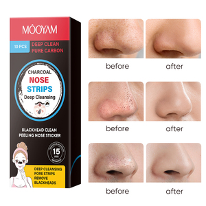 Visage Blackhead Remover Masque Soins de la peau Traitement de l'acné Nez Boue Peel Masque Tête noire Supprimer Peeling Off Autocollants - Product Image 6