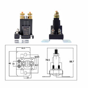 Relais de Démarrage Automobile 4 Broches 500A 12V 24V DC, Contacteur de Démarrage Automatique à Courant Fort - Product Image 5