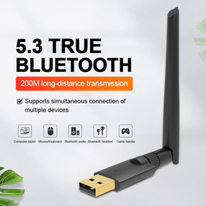 Nouveau arrivé sans fil bt adaptateur 4dBi antenne Bt 5.3 <span class=keywords><strong>RTL</strong></span> 8761 pour Pc Portable externe 200m USB <span class=keywords><strong>dongle</strong></span> - Product Image 2