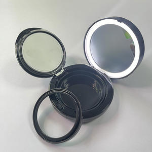 Nouveau Miroir Rond à Double Couche avec Lumière LED Rechargeable, Fond de Teint <span class=keywords><strong>BB</strong></span> CC Crème Cosmétique Rechargeable, Boîte à Coussin d'Air 15g avec Miroir - Product Image 4