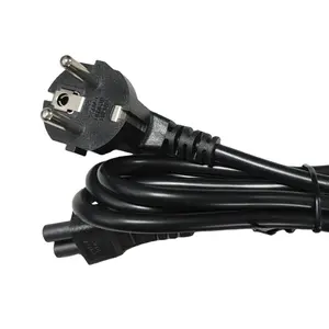 SIPU alta qualidade 3 pinos ac europeu power plug cabo atacado eu ac power cord para computador