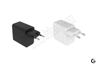 Cargador Rápido de 45W con Doble Puerto C para Teléfono Móvil/Pequeños Electrodomésticos, LED, Enchufe EU/US