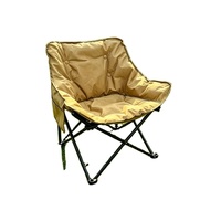 Chaise lune pliable en tissu Oxford pour extérieur avec coussin, légère et portable, pour camping et sieste