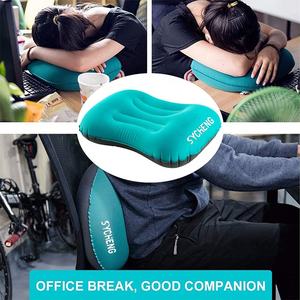 Almohada de aire TPU inflable portátil compacta para viajes al aire libre, almohada para dormir para acampar multiusos - Product Image 5