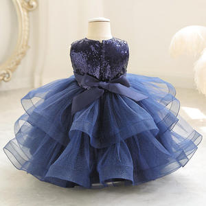 Vestido de Cumpleaños para Niña 2026, Vestidos de Dama de Honor con Lentejuelas y Flores para Bodas, Vestido de Princesa para Niñas, Vestidos Elegantes - Product Image 6