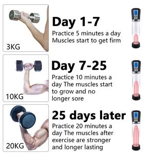 Il vuoto elettrico automatico estende la pompa degli uomini giocattoli del sesso del dispositivo dell'estensione del ripetitore di aspirazione per la masturbazione maschile - Product Image 3