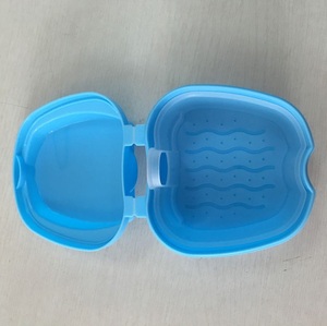 Boîte de rangement pour prothèses dentaires en plastique avec filet suspendu - Product Image 1