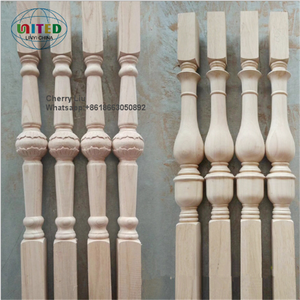 דקורטיבי מדרגות עץ מעקה/מעקה/צירים עץ מדרגות עמוד - Product Image 2