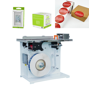 Bán tự động niêm phong nhãn Applicator Máy tính để bàn điện Sticker dán nhãn máy cho góc phẳng hộp phẳng - Product Image 1