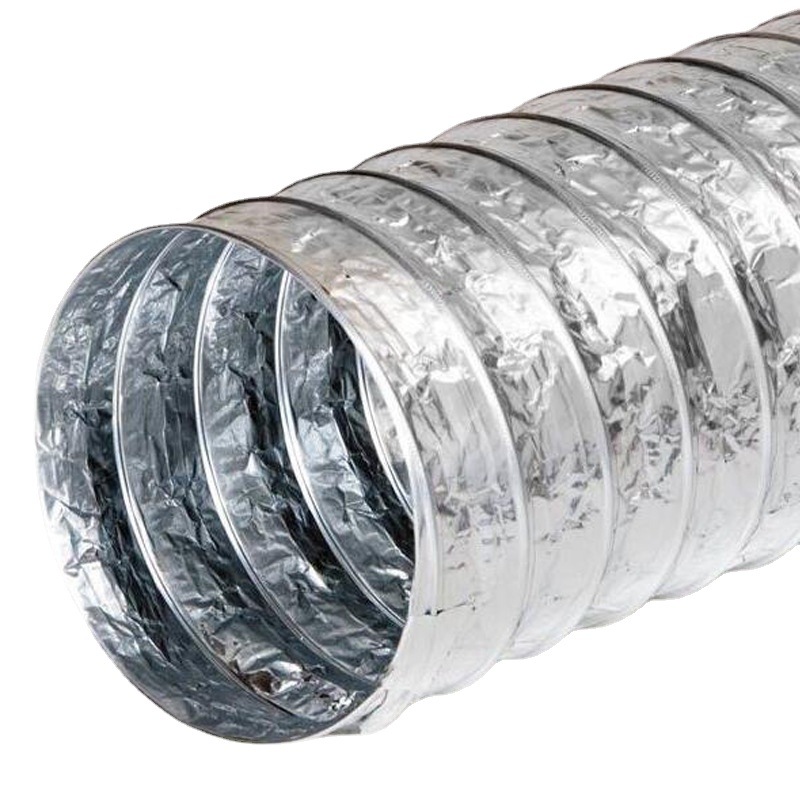 Hvac מערכת מיזוג אוויר גמיש ducting מבודד 250mm 300mm מבודד גמיש אוויר צינור