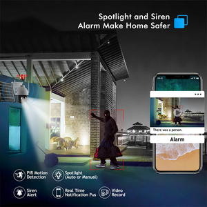 Eseecloud PTZ Überwachungskamera drahtlos <span class=keywords><strong>Motion</strong></span> Network wiederaufladbare Batterie PIR Solar kabellose Sim-Karte 4G LTE PTZ Kamara - Product Image 6
