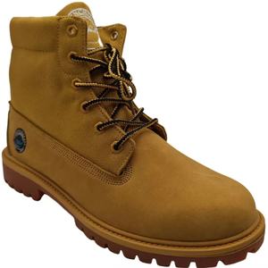 Stivali Casual da uomo classici gialli alti impermeabili antiscivolo e con suola spessa resistente all'usura per abbigliamento Outdoor autunno/inverno - Product Image 2