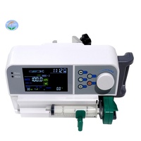 Pompe à seringue portable pour animaux, petite pompe à seringue vétérinaire, écran LCD couleur segmenté de 4,3 pouces, pompe à seringue pour animaux, perfusion IV